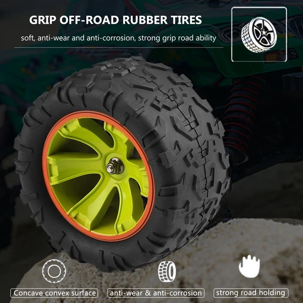 EU ECO Raktár - WLtoys 144002 2.4GHz Off-Road 1/14 Távirányítható versenyautó 60 km/h Végsebességgel - Szürke