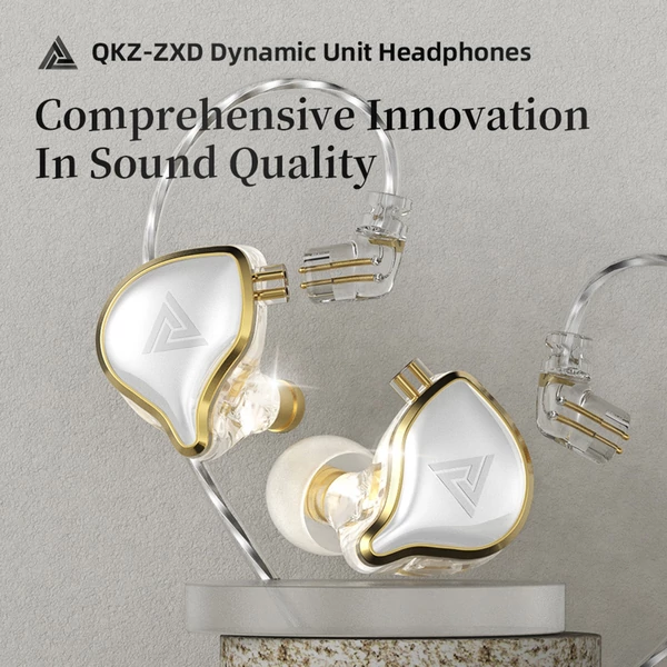 QKZ ZXD Dynamic Drive Vezetékes HIFI Bass Earbud Sport Zajcsökkentéssel Rendelkező Fülhallgató - Fekete