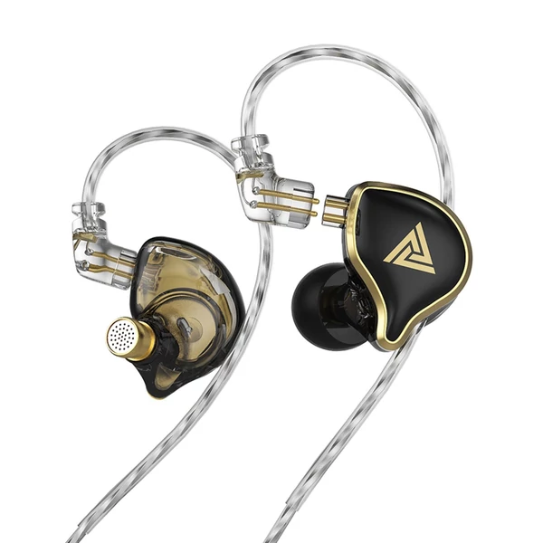 QKZ ZXD Dynamic Drive Vezetékes HIFI Bass Earbud Sport Zajcsökkentéssel Rendelkező Fülhallgató - Fekete