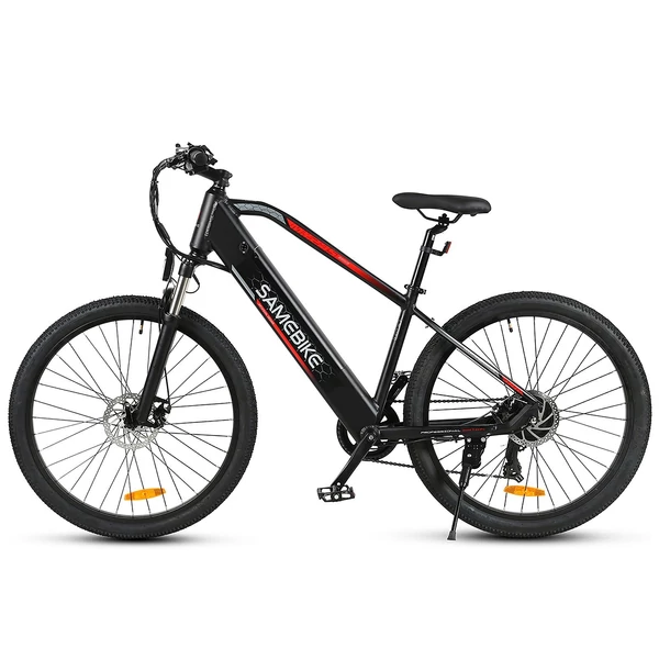 EU ECO Raktár - SAMEBIKE MY-275 48V 500W 10.4AH Akkumulátorral Rendelkező Elektromos Kerékpár 32km/h Végsebességgel - Fekete