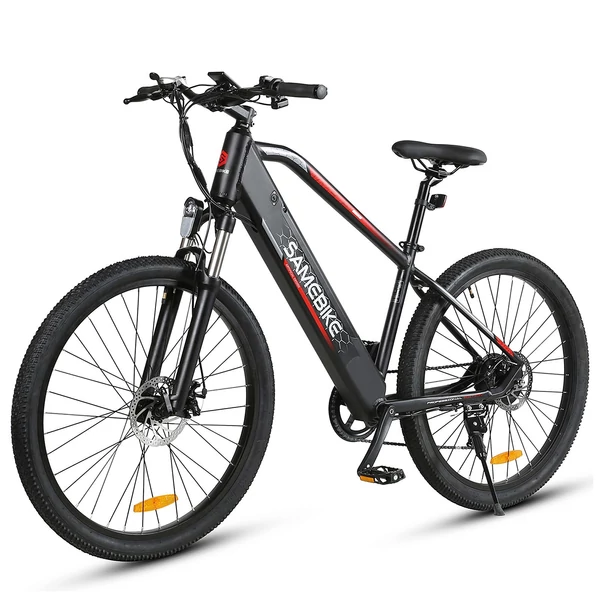 EU ECO Raktár - SAMEBIKE MY-275 48V 500W 10.4AH Akkumulátorral Rendelkező Elektromos Kerékpár 32km/h Végsebességgel - Fekete