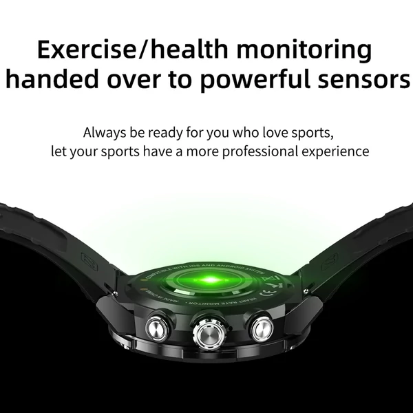 EU ECO Raktár - LOKMAT ATTACK 5 Smart Sports Watch 1.32'' TFT Teljes-Érintőkijelzővel Rendelkező 360*360 Vezetéknélküli IP67 Vízálló Sport Okosóra - Fekete