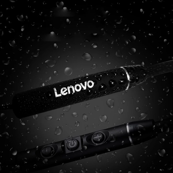 Lenovo QE03 BT5.0 Vezetéknélküli Nyakba Akasztható Bluetooth Sport Fülhallgató - Fekete