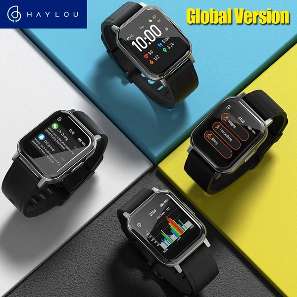 Haylou LS02 Smart Watch 2 Vezetéknélküli Sporttevékenységmérő Okosóra - Fekete