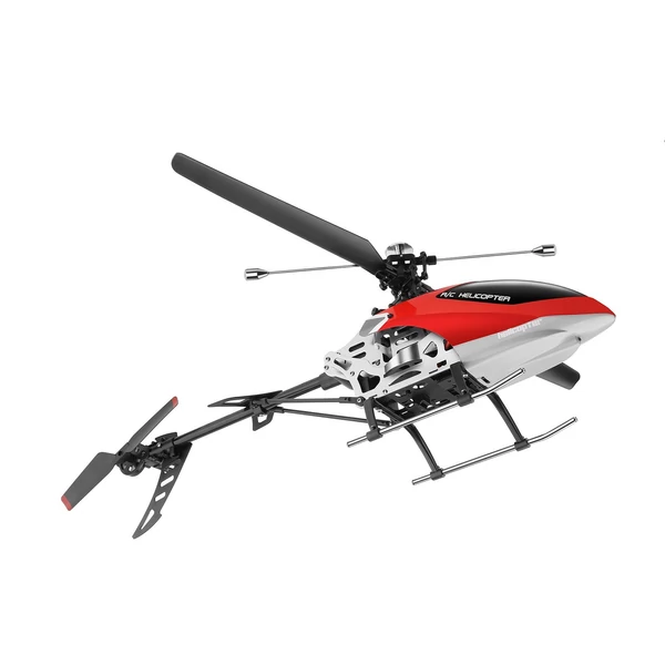 EU ECO Raktár - WLtoys V912-A 2.4GHz 4CH Távirányítós Vezetéknélküli RC Helikopter - Piros