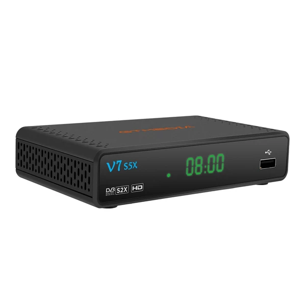 EU ECO Raktár - GTMEDIA V7 S5X DVB-S/S2/S2X Signal Receiver H.265 Decoder TV Box - Fekete