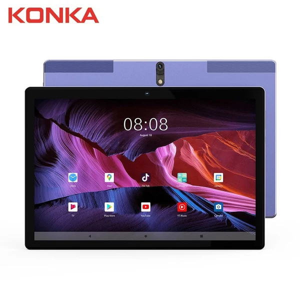 EU ECO Raktár - KONKA Smart Tablet Y109 Wi-Fi 32GB ROM Négymagos processzor | HD nagy képernyő | Android 11.0 - Kék