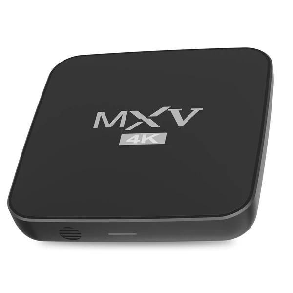 EU ECO Raktár - MXV Smart TV Box Android 11.0 2.4G/5G WiFi Amlogic S905W2 Quad Core H.265 TV Box 16GB RAM - Fekete