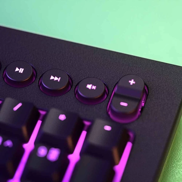 EU ECO Raktár - Razer Cynosa V2 Vezetékes Gamer BIllentyűzet RGB Háttérvilágítással - Fekete