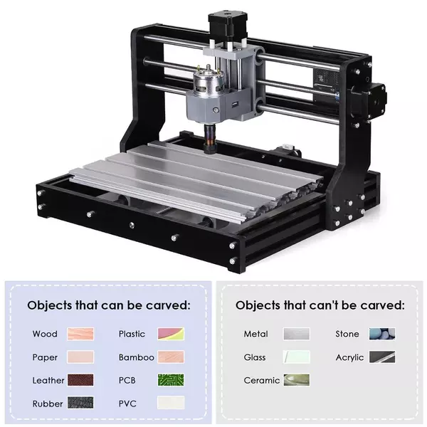 CNC3018 PRO DIY CNC router készlet mini gravírozógép GRBL Control 3 tengelyes ER11 befogópatronnal XYZ - Változat 4