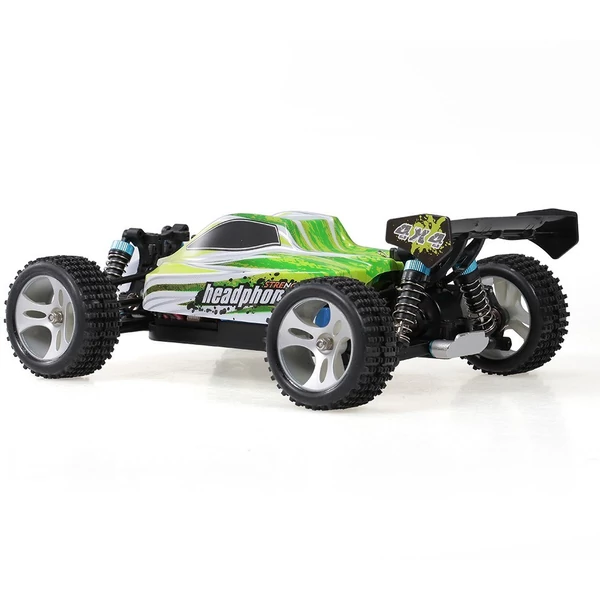 WLtoys A959-B 1:18 2.4GHz RC autó 4WD 70KM/H Off Road - Zöld