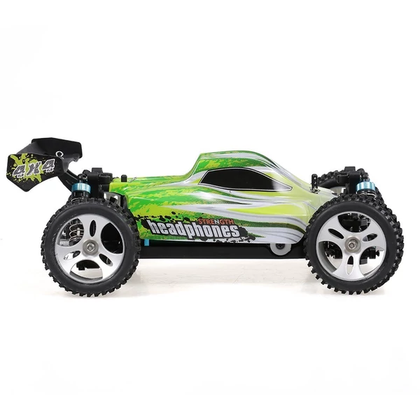 WLtoys A959-B 1:18 2.4GHz RC autó 4WD 70KM/H Off Road - Zöld