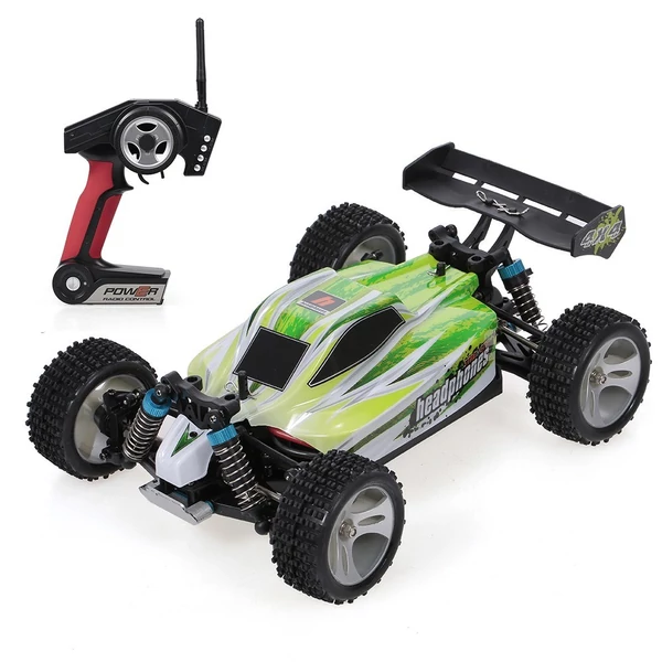 WLtoys A959-B 1:18 2.4GHz RC autó 4WD 70KM/H Off Road - Zöld