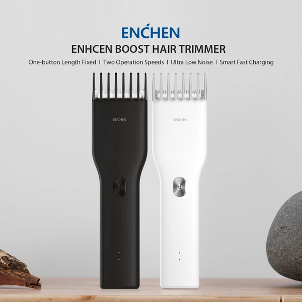 ENCHEN férfi elektromos borotva Warrior + ENCHEN Boost hajvágó