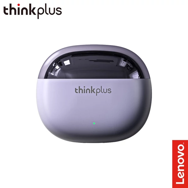 Thinkplus X15 Pro Wirelesss Vezetéknélküli Bluetooth Fülhallgató Töltő Tokkal - Lila