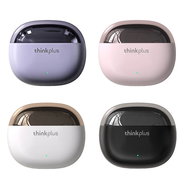 Thinkplus X15 Pro Wirelesss Vezetéknélküli Bluetooth Fülhallgató Töltő Tokkal - Lila