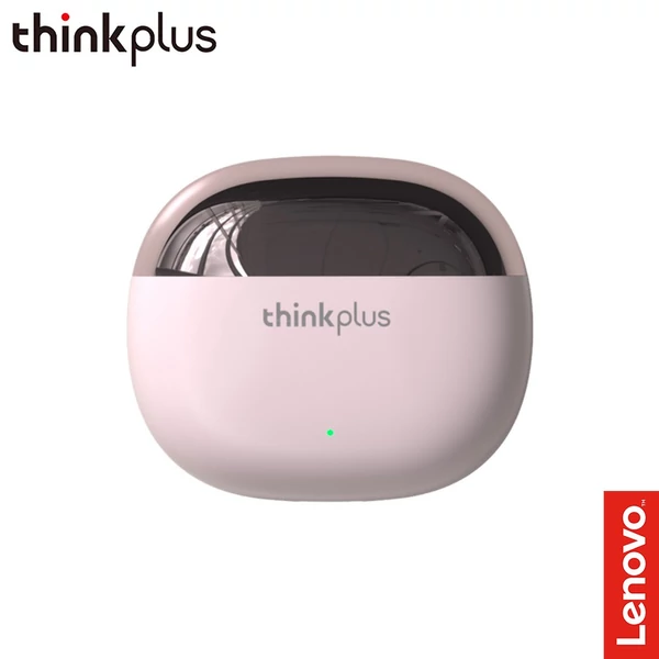 Thinkplus X15 Pro Wirelesss Vezetéknélküli Bluetooth Fülhallgató Töltő Tokkal - Rózsaszín