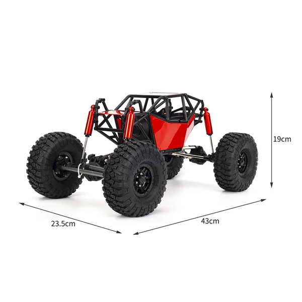 EU ECO Raktár - 2.4GHz 1/10 Távriányítható Vezetéknélküli Off Road RC Autó 35km/h Végsebességgel - Piros