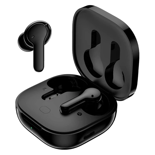 EU ECO Raktár - QCY T13 Earbuds BT5.1 Vezetéknélküli Bluetooth Fülhallgató Töltő Tokkal - Fekete