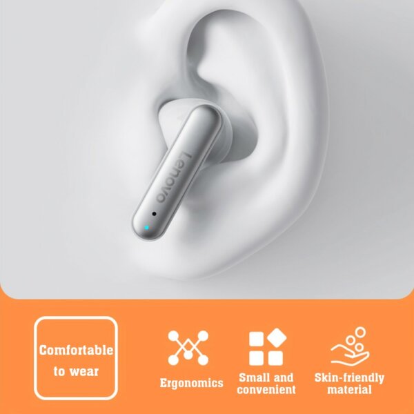 Thinkplus LP10 Vezetéknélküli Hordozható Bluetooth Fülhallgató Töltő Tokkal - Fehér