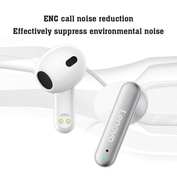 Thinkplus LP10 Vezetéknélküli Hordozható Bluetooth Fülhallgató Töltő Tokkal - Fehér