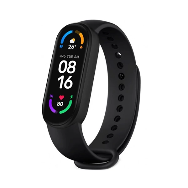 EU ECO Raktár - Xiaomi MI Band 6 Vezetéknélküli Sporttevékenységmérő Okosóra 1.56’’ AMOLED BT5.0 - Fekete