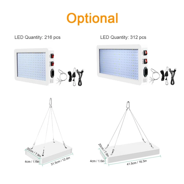 2000 W-os LED-es keltető fény - 312 LED