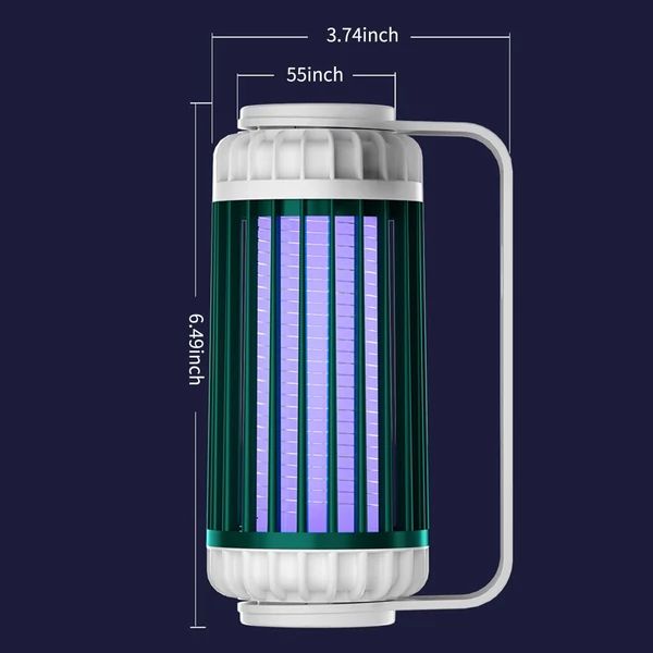 USB falra szerelhető és asztali szúnyogirtó lámpa meleg fehér éjszakai fénnyel otthoni hálószobához vagy szabadtéri kempingezéshez - Zöld