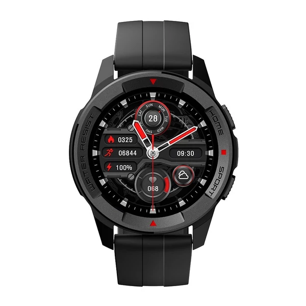 EU ECO Raktár -  Mibro Watch X1 1.3-Inch AMOLED Kijelzővel Rendelkező Vezetéknélküli Sporttevékenységmérő Bluetooth Okosóra - Fekete