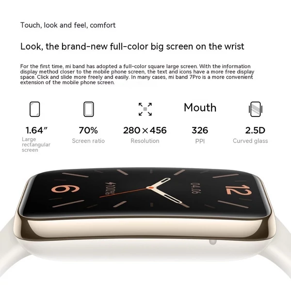 Xiaomi Mi Band 7 Pro Smart karkötő M2140B1 - Fehér