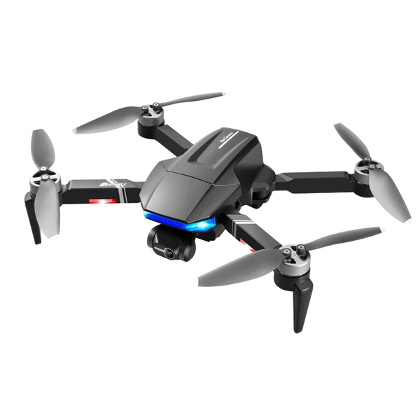 LSRC S7S GPS 5G Wifi FPV 4K kamera RC Drone 3 tengelyes gimbal kefe nélküli motoros quadkopter tárolótáskával - 1 akkumulátor