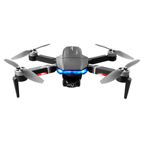 LSRC S7S GPS 5G Wifi FPV 4K kamera RC Drone 3 tengelyes gimbal kefe nélküli motoros quadkopter tárolótáskával - 1 akkumulátor