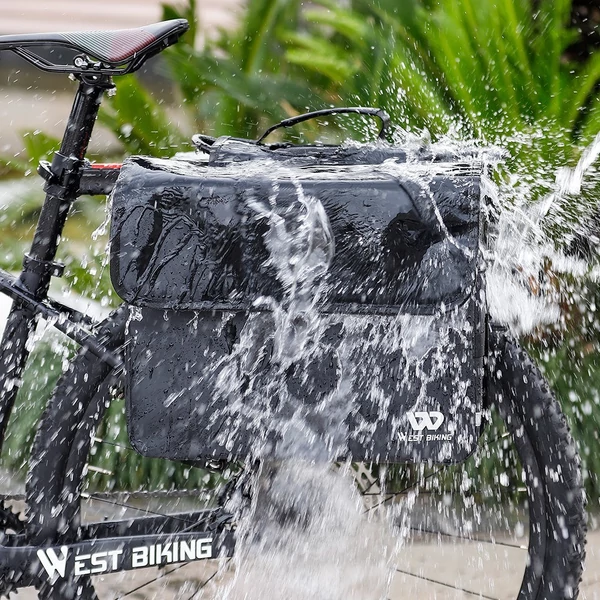 WEST BIKING Nagy kapacitású kerékpáros hátsó vízálló üléstáska