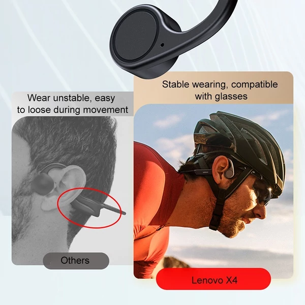 Lenovo X4 Bone Conduction vezetéknélküli Bluetooth 5.0 fülhallgató