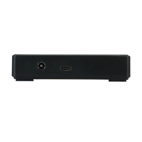 LANQ PC Dock Hub W-IFI Boosterrel/ Biológiai ujjlenyomat-zárral/ BT csatlakozás Real Sound/ 2 * USB töltőport/ 2 * C típusú töltőport - USB flash-el