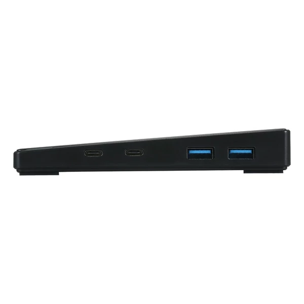 LANQ PC Dock Hub W-IFI Boosterrel/ Biológiai ujjlenyomat-zárral/ BT csatlakozás Real Sound/ 2 * USB töltőport/ 2 * C típusú töltőport - USB flash-el