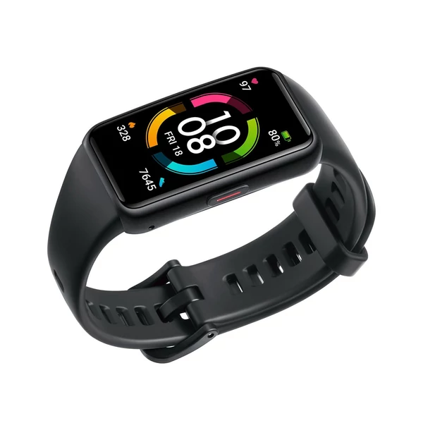 HONOR Band 6 1,47 hüvelykes AMOLED képernyős intelligens karkötő - Fekete