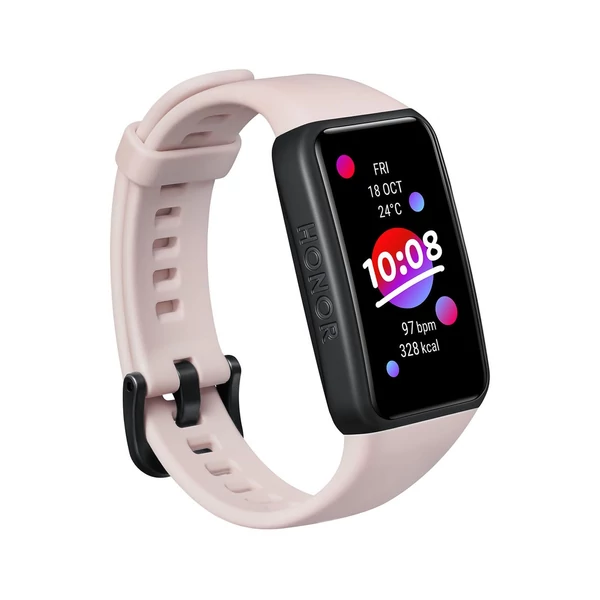 HONOR Band 6 1,47 hüvelykes AMOLED képernyős intelligens karkötő - Pink