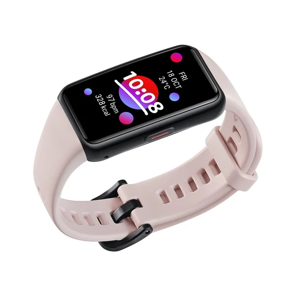 HONOR Band 6 1,47 hüvelykes AMOLED képernyős intelligens karkötő - Pink