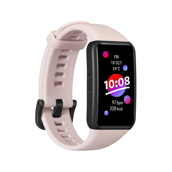 HONOR Band 6 1,47 hüvelykes AMOLED képernyős intelligens karkötő - Pink