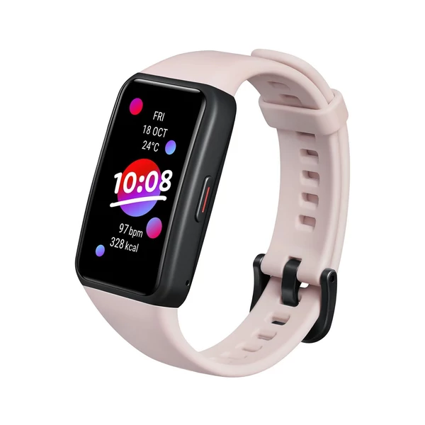 HONOR Band 6 1,47 hüvelykes AMOLED képernyős intelligens karkötő - Pink