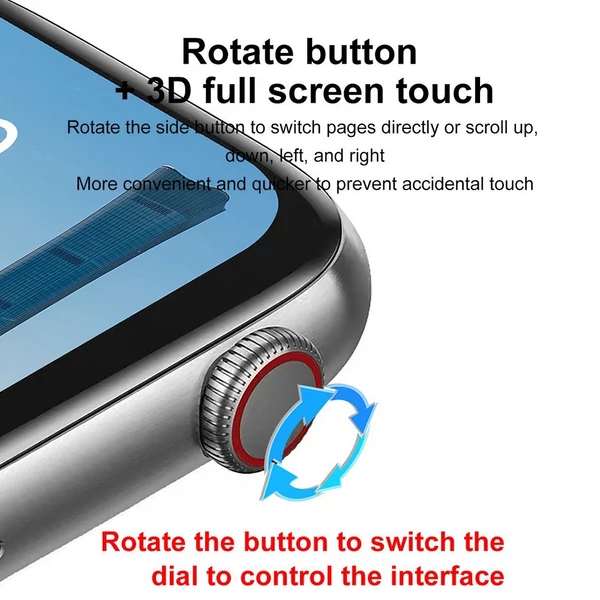 DT100 Plus 1.75 inches 320x385px Vezetéknélküli Bluetooth Sporttevékenységmérő Okosóra - Fekete