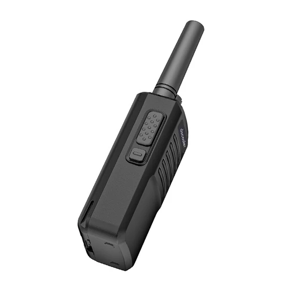 docooler T1 Walkie Talkie 16 Csatornás Rádiós Adó-Vevő - Fekete