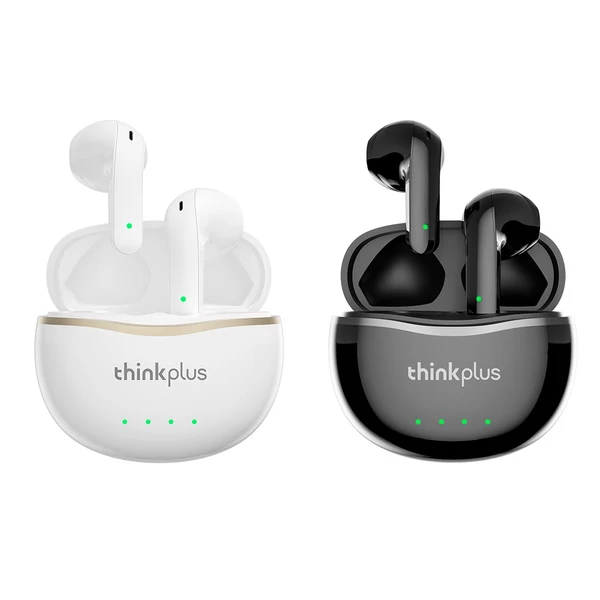 Thinkplus Music Earphone X16 BT5.2 Vezetéknélküli Bluetooth Fülhallgató Töltő Tokkal - Fekete