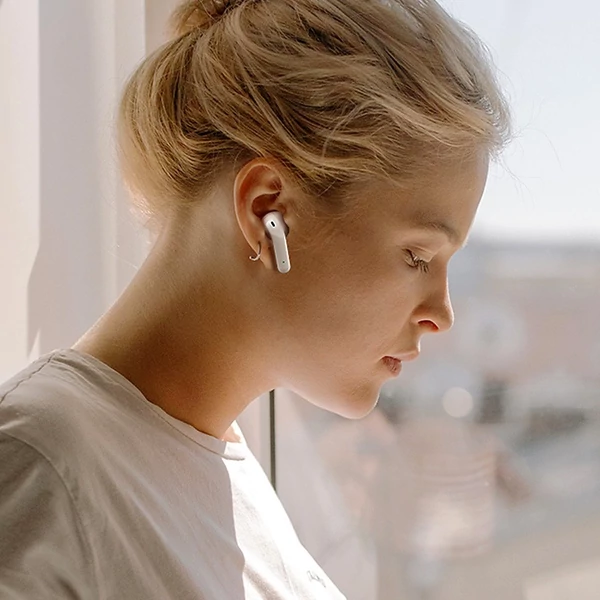 Thinkplus Music Earphone X16 BT5.2 Vezetéknélküli Bluetooth Fülhallgató Töltő Tokkal - Fehér