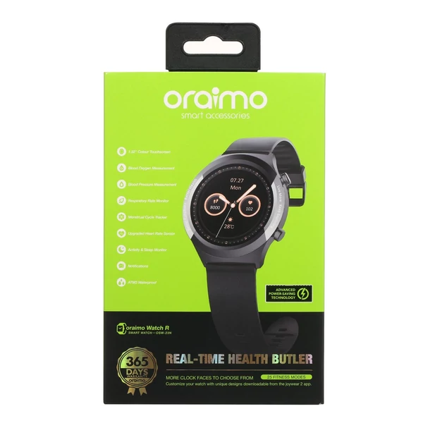 EU ECO Raktár - Oraimo OSW-23N oraimo Watch R BT5.01.32'' Vezetéknélküli Sporttevékenységmérő Okosóra - Ezüst