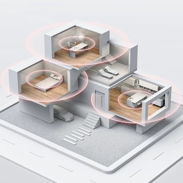 EU ECO Raktár - Aqara Intelligens füstérzékelős Zigbee tűzjelző monitor - Fehér