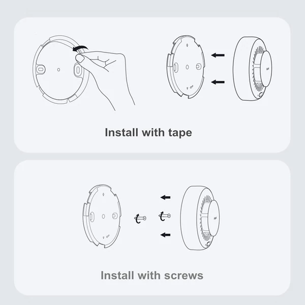 EU ECO Raktár - Aqara Intelligens füstérzékelős Zigbee tűzjelző monitor - Fehér