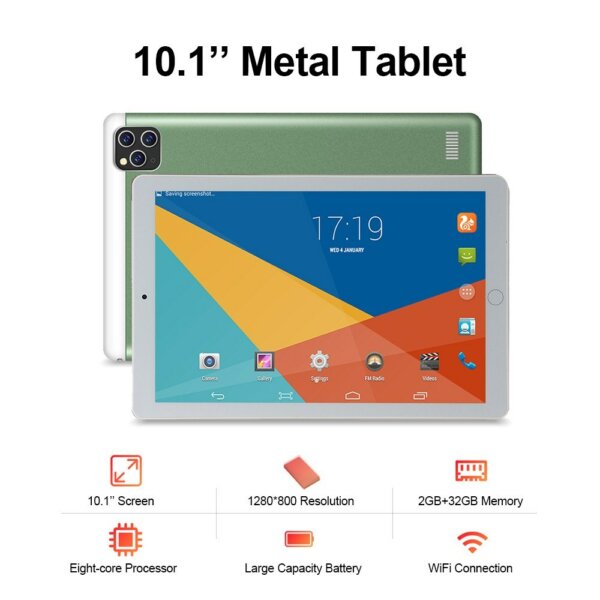 10.1'' Metal Tablet - Szürke-Fekete
