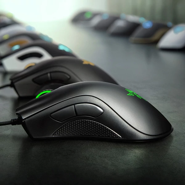 Razer Gaming billentyűzet egér Combo Cynosa 104 billentyűs Vezetékes játékbillentyűzet DeathAdder Essential 6400 DPI Ergonomikus egérkészlet - Fekete